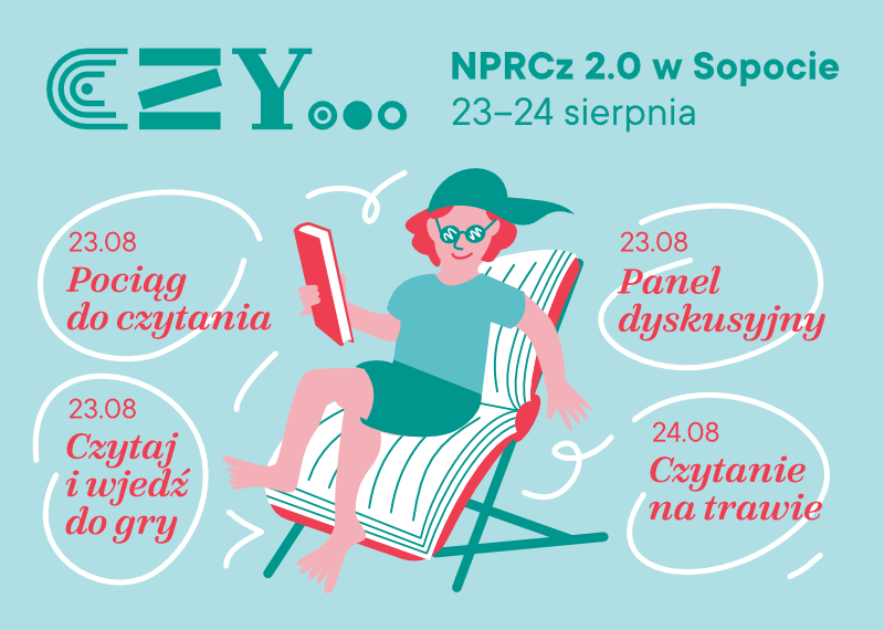 Narodowy Program Rozwoju Czytelnictwa 2.0 po raz pierwszy na Festiwalu Literacki Sopot!